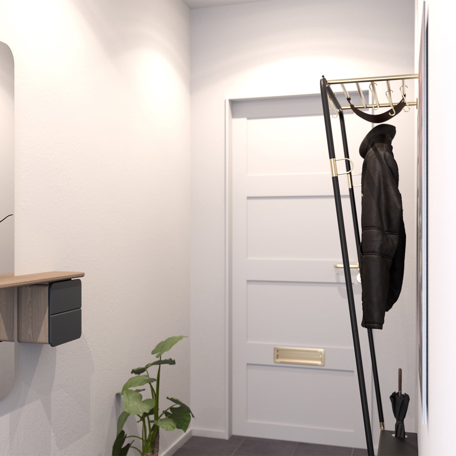 Lean On Me Clothes Rack: Quick Ship