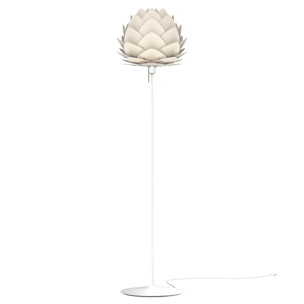 Aluvia Champagne Floor Lamp: Medium - 23.3