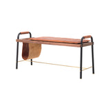 Valet Seated Bench: Natural Walnut