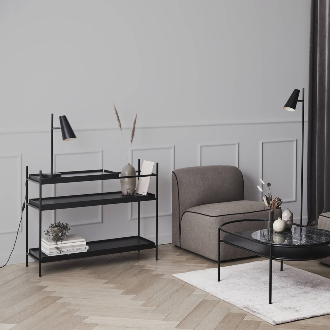 Cono Floor Lamp: Quick Ship