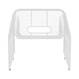 Hot Seat Lounge: White + Without Seat Pad