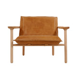 Igman Lounge Chair: Oiled Oak + Cognac Saddle Leather