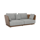 Amor Cortese Sofa: 2 Seater + Walnut Stained Walnut