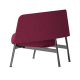 Collar Lounge Chair: Metal Base + Matte Black