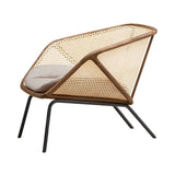 Colony Armchair: Seat Cushion + Iroko + Vienna Straw