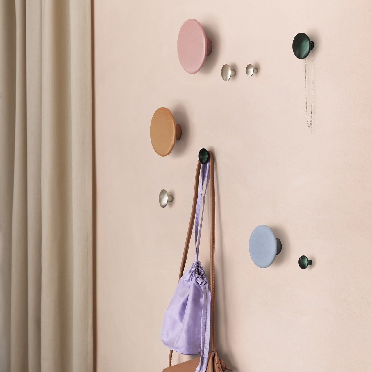 Dots Metal Coat Hooks - Quick Ship