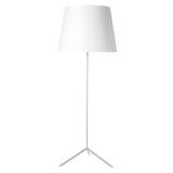 Double Shade Floor Lamp: White