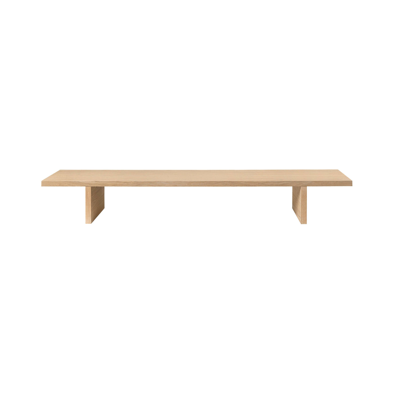 Kona Display Table: Natural Oak