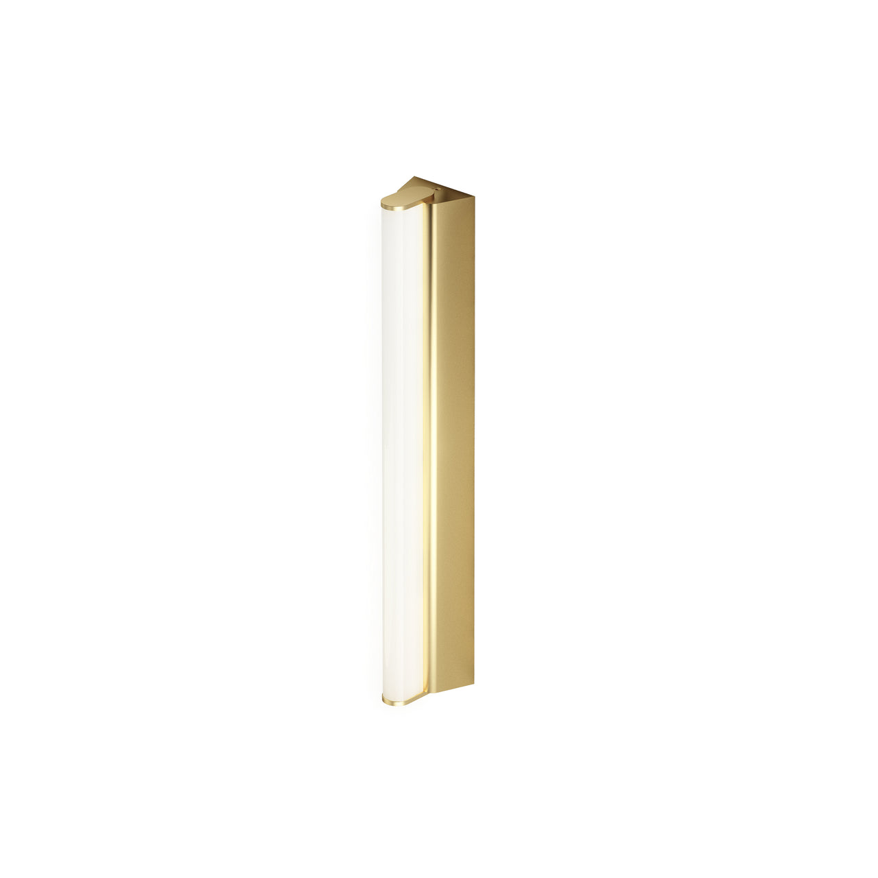 IP Metrop Wall Light: Small + Satin Brass