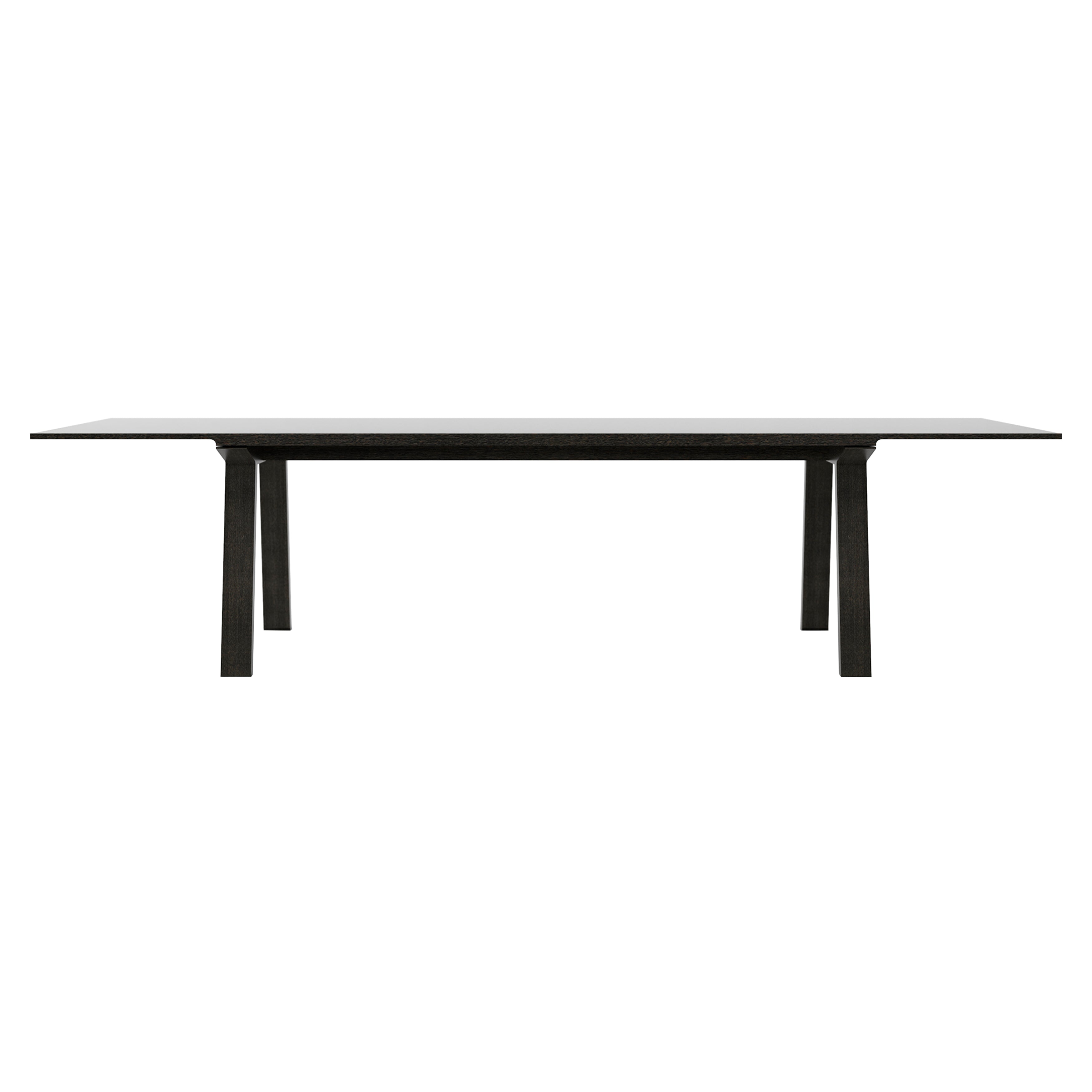 Mitis Table: Large + Dark Grey Stained Oak + Dark Grey Stained Oak