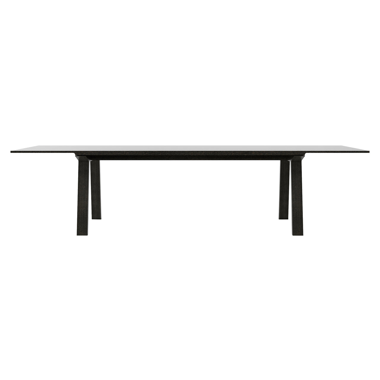 Mitis Table: Large + Dark Grey Stained Oak + Dark Grey Stained Oak