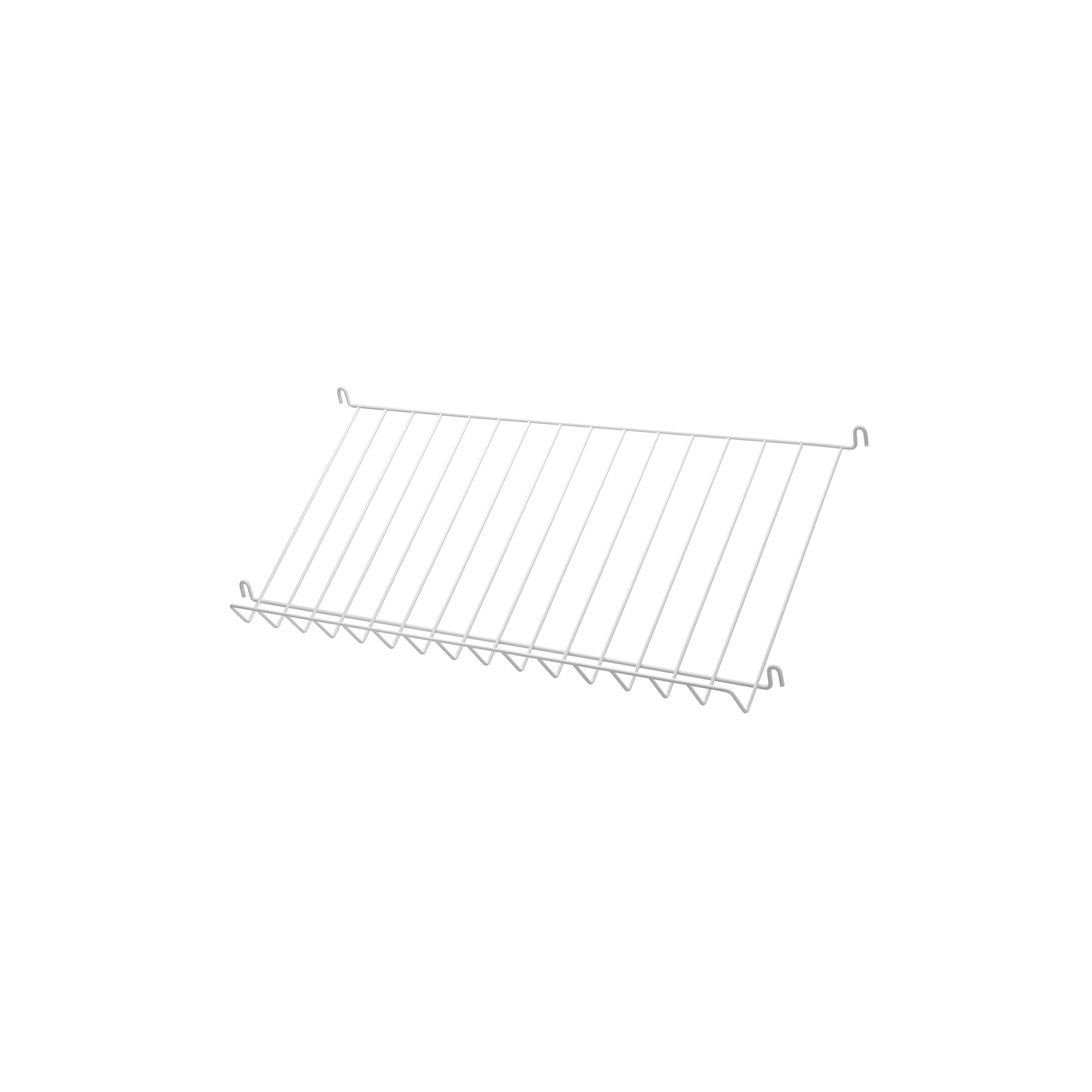 String System: Magazine Shelf Wire + White