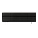 Sussex 12 Sideboard with Drawers: SSX431 + Ebony Stained Oak + Black
