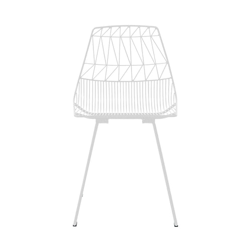 Lucy Chair: Color + White + Without Seat Pad