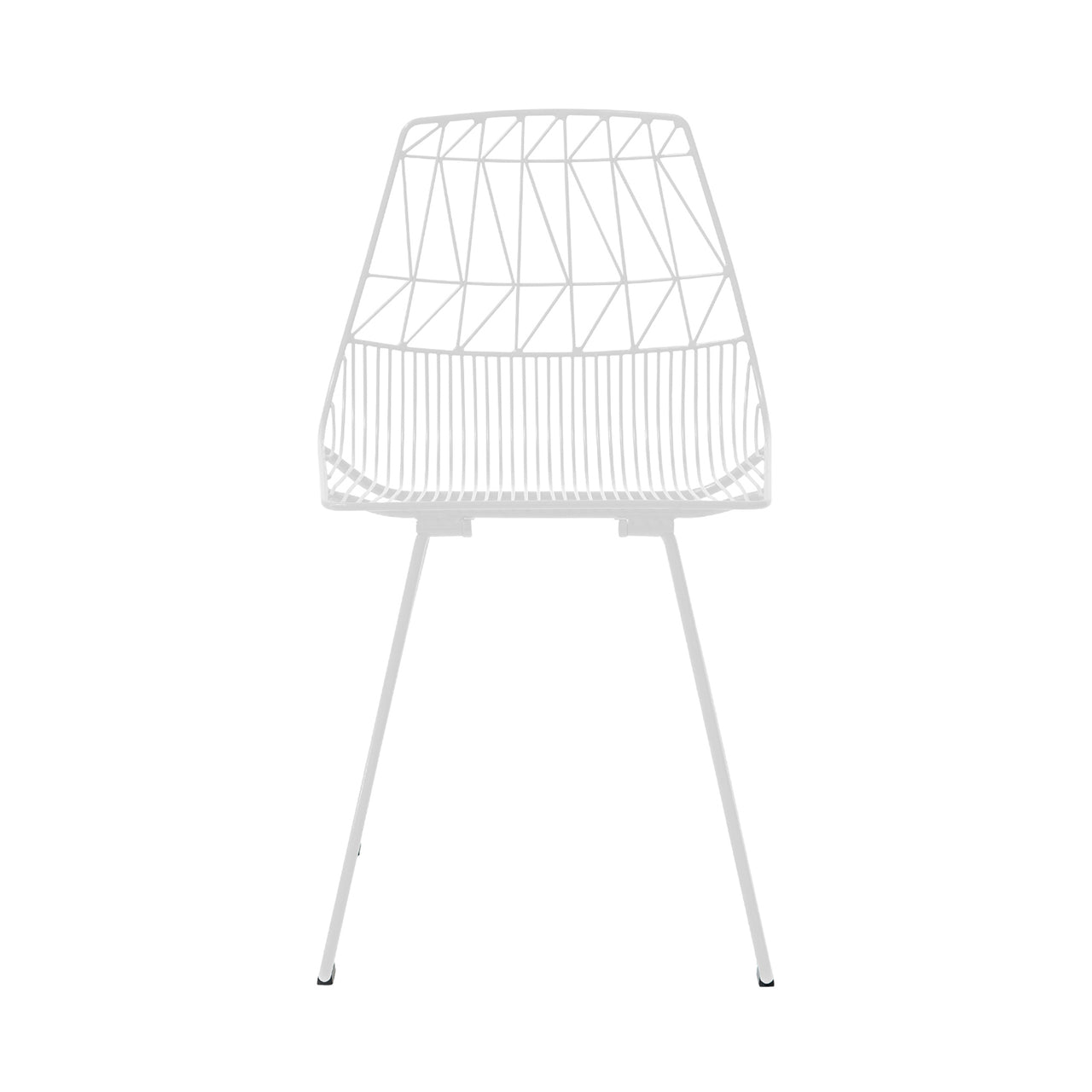 Lucy Chair: Color + White + Without Seat Pad