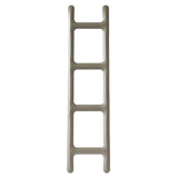 Drab Ladder Hanger: Beige Grey + Carbon Steel