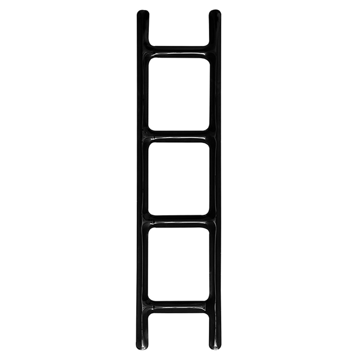 Drab Ladder Hanger: Black Glossy + Carbon Steel