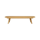 Zio Coffee Table: Rectangle + Natural Oil