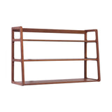 Agnes Wall Mounted Shelving Unit: European Walnut