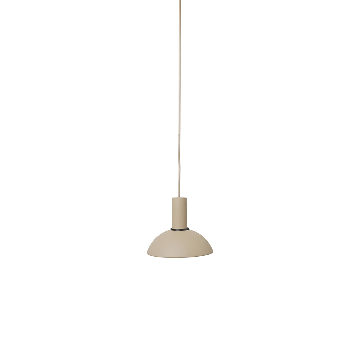 Collect Lighting: Cashmere + Low + Hoop + Black Brass