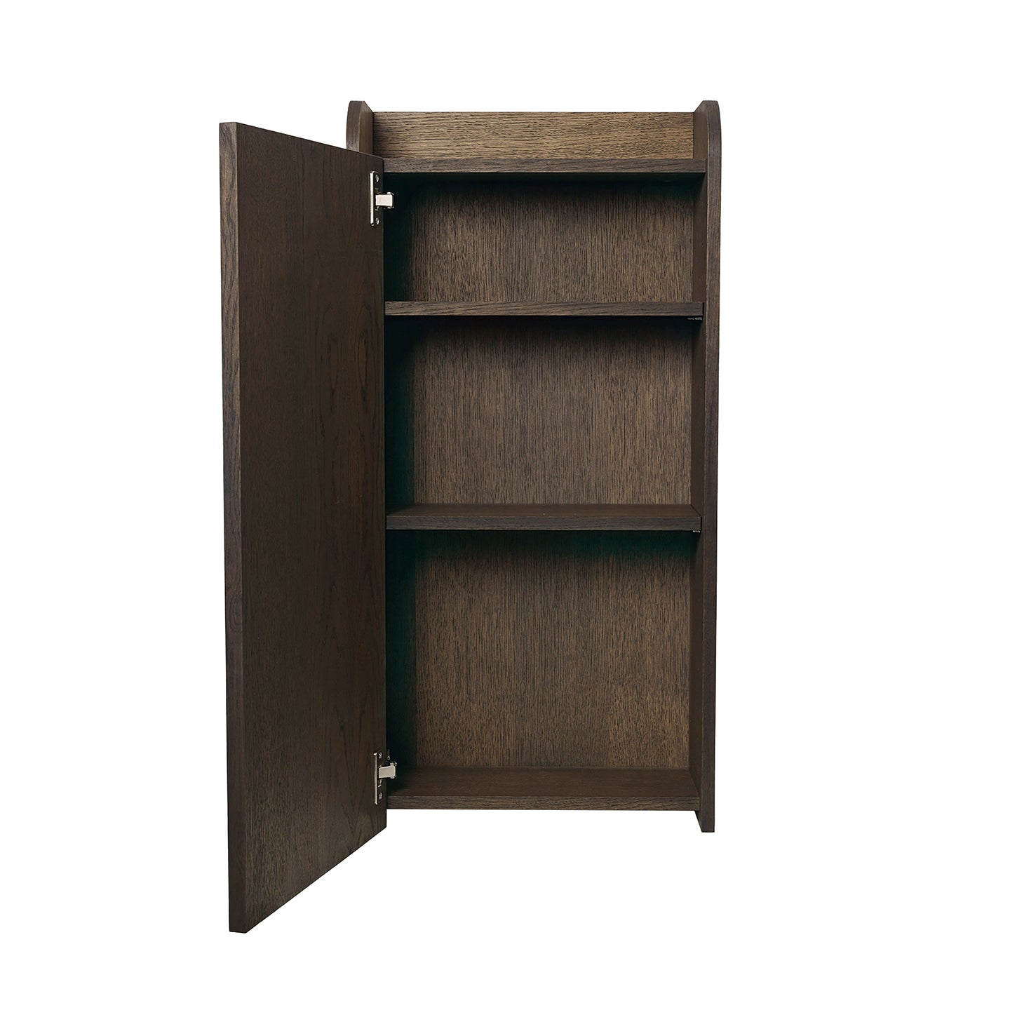 Sill Wall Cabinet: Dark Stained Oak