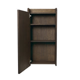 Sill Wall Cabinet: Dark Stained Oak