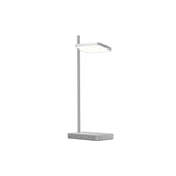 Talia Table Lamp + Wireless Device Charger: Grey