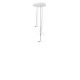 Sky Solo Chandelier: 3 + Polished Aluminum