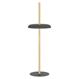 Nivél Portable Floor Lamp: White Oak + Black