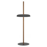 Nivél Portable Floor Lamp: Walnut + Black