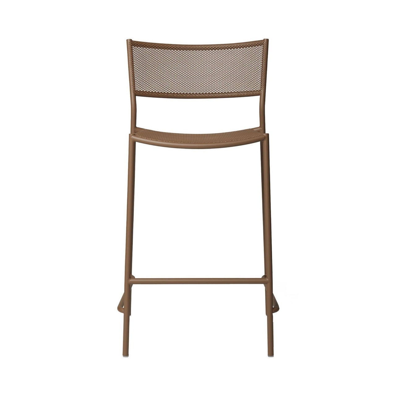 Jig Mesh Bar + Counter Stool: Bar + Pale Brown