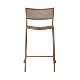 Jig Mesh Bar + Counter Stool: Bar + Pale Brown