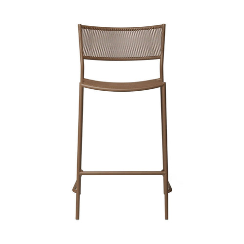 Jig Mesh Bar + Counter Stool: Bar + Pale Brown
