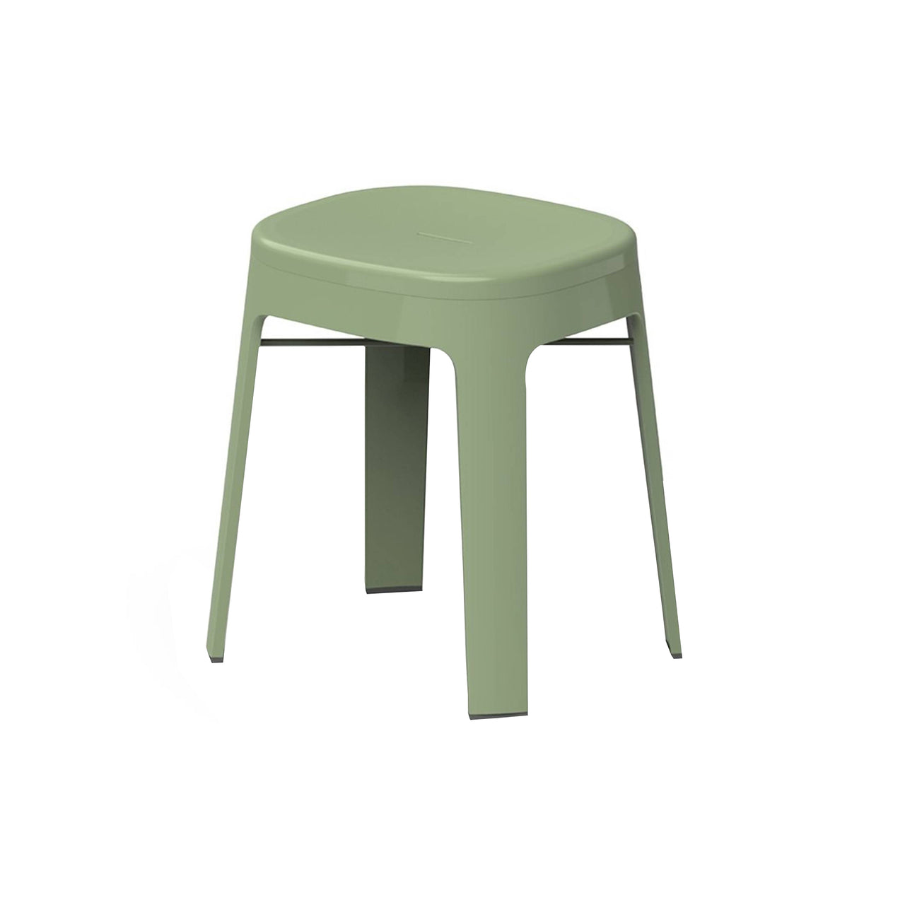 Ombra Stool: Stacking + Green