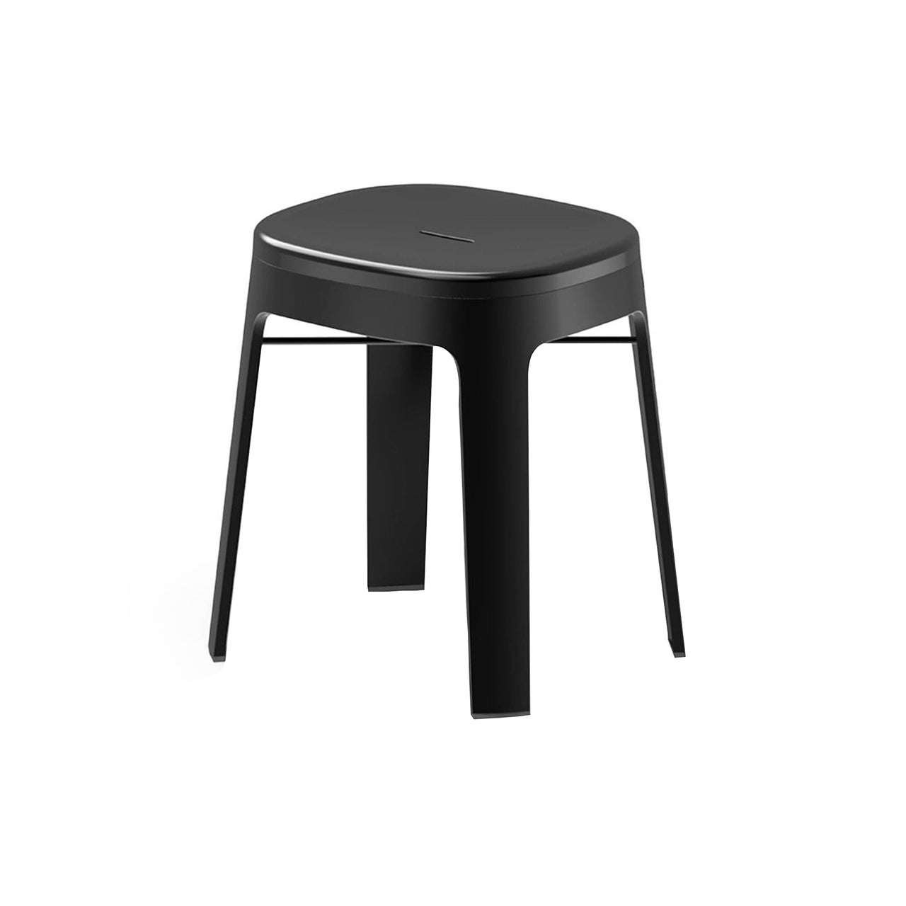 Ombra Stool: Stacking + Black