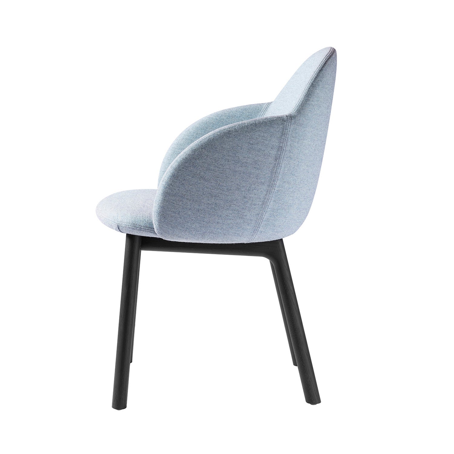 Iola Armchair: Black Ash