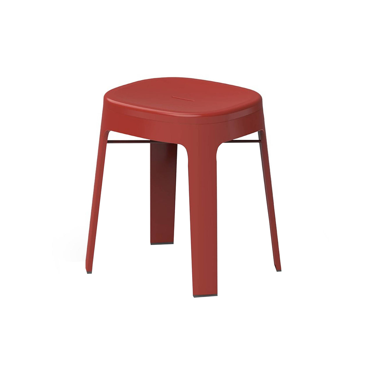 Ombra Stool: Stacking + Red
