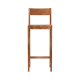 01 Bar + Counter Chair: Bar + Warm Brown Birch + Without Cushion
