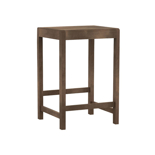 01 Bar + Counter Stool: Counter + Dark Brown Birch