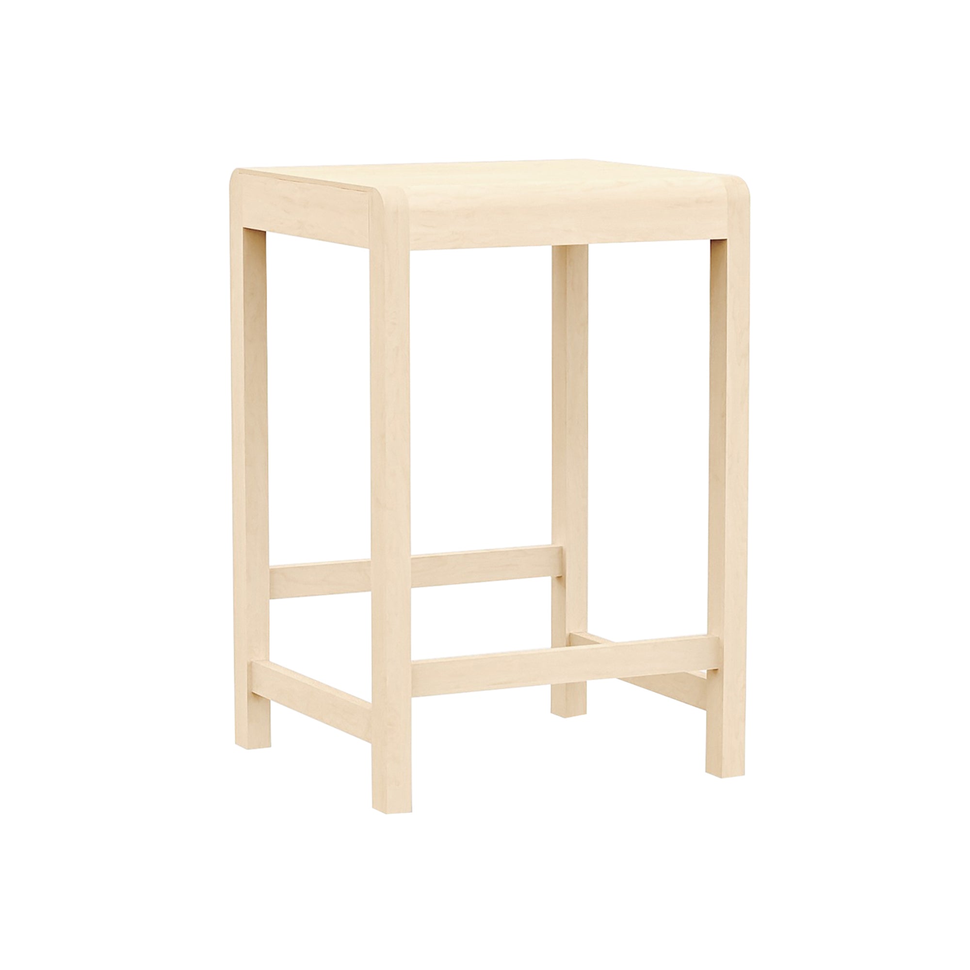 01 Bar + Counter Stool: Counter + Natural Birch