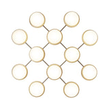 Liila 12 Wall + Ceiling Lamp: Opal White