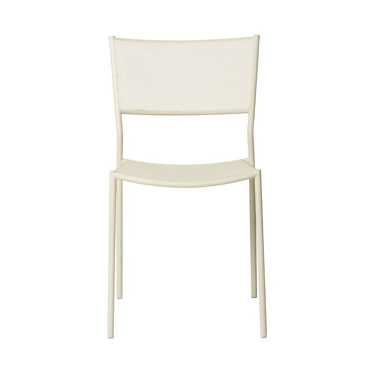 Jig Mesh Stacking Chair: Ivory