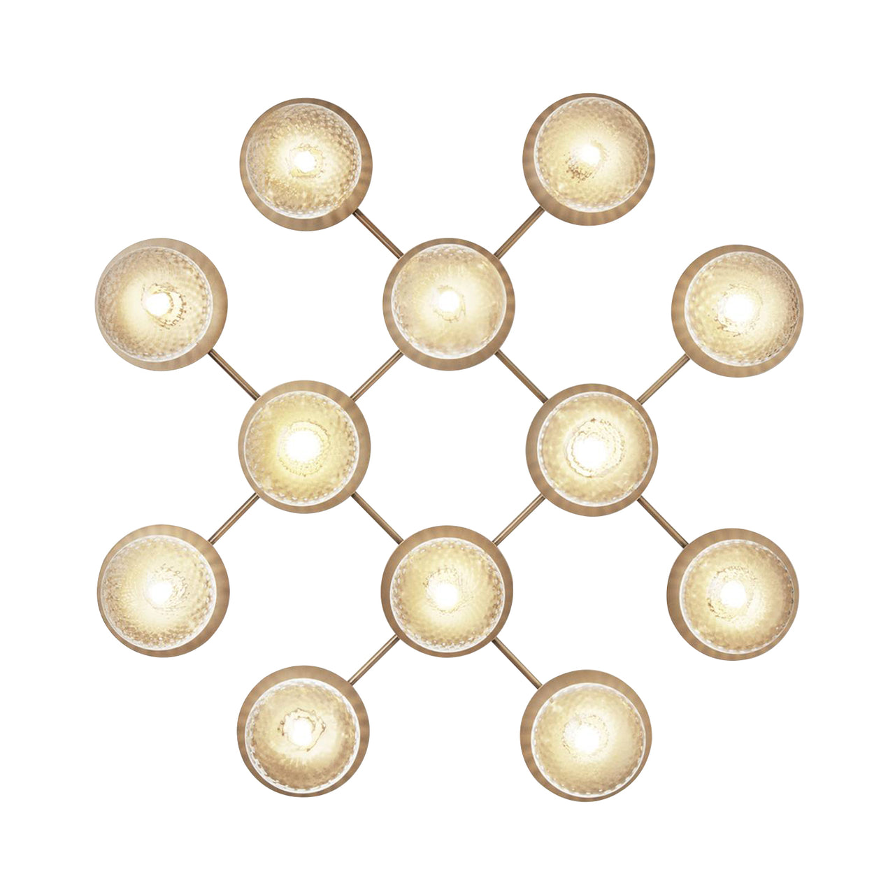 Liila 12 Wall + Ceiling Lamp: Optic Clear