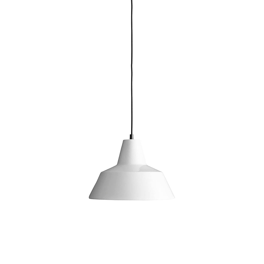 Workshop Pendant Lamp W3: White + Black
