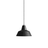 Workshop Pendant Lamp W3: Shiny Black + Black