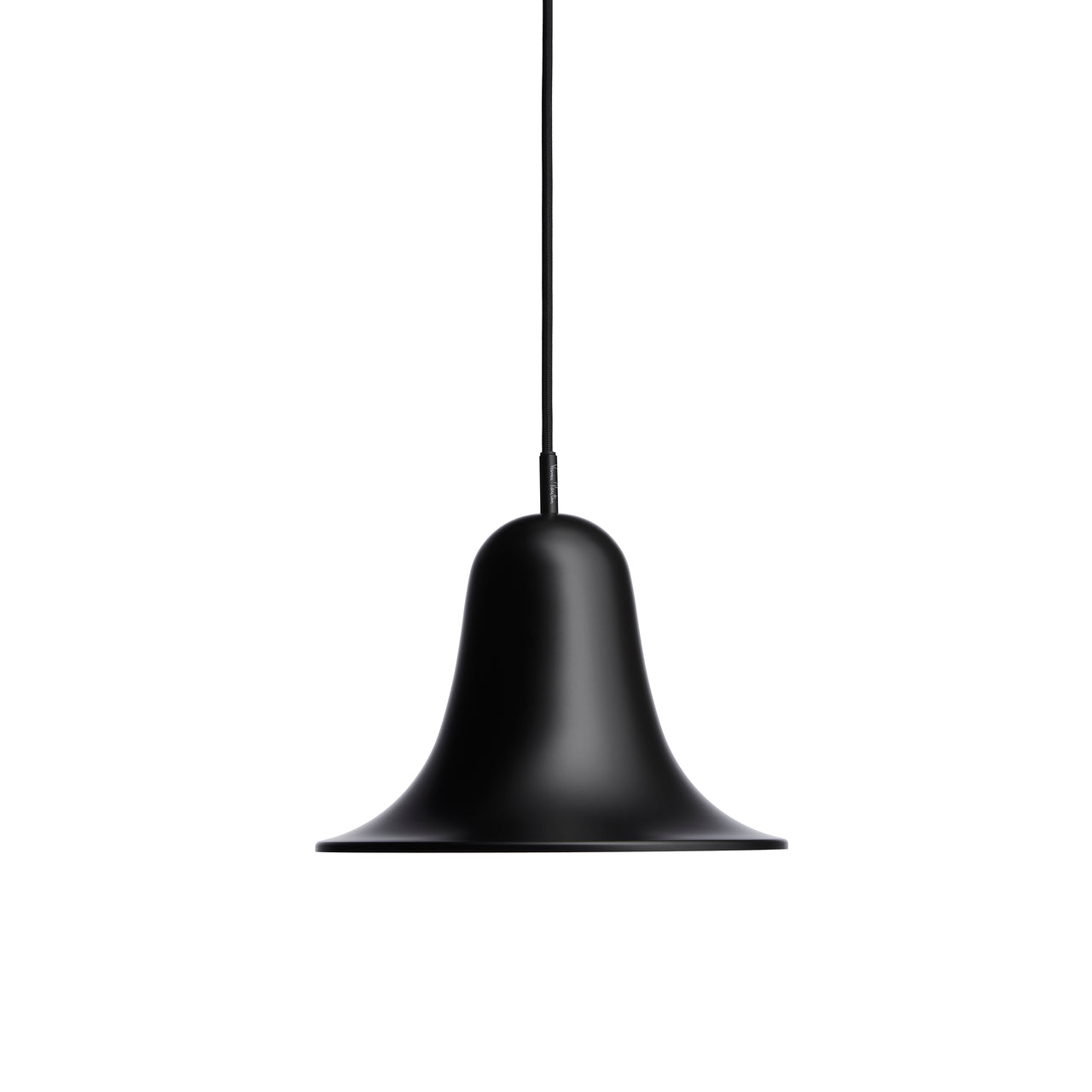 Pantop Pendant Light: Small + Matt Black + Black