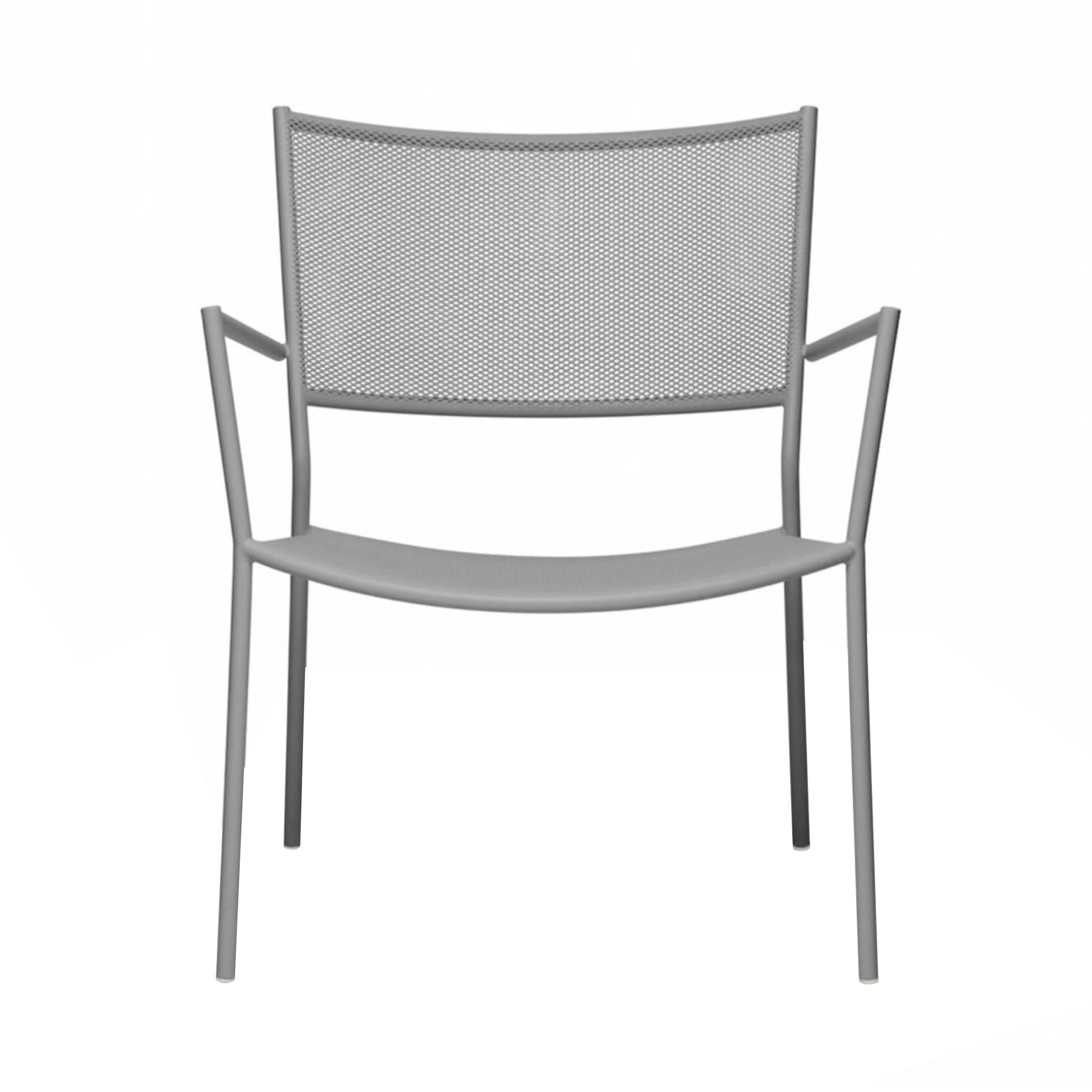 Jig Mesh Easy Chair: Stone Grey