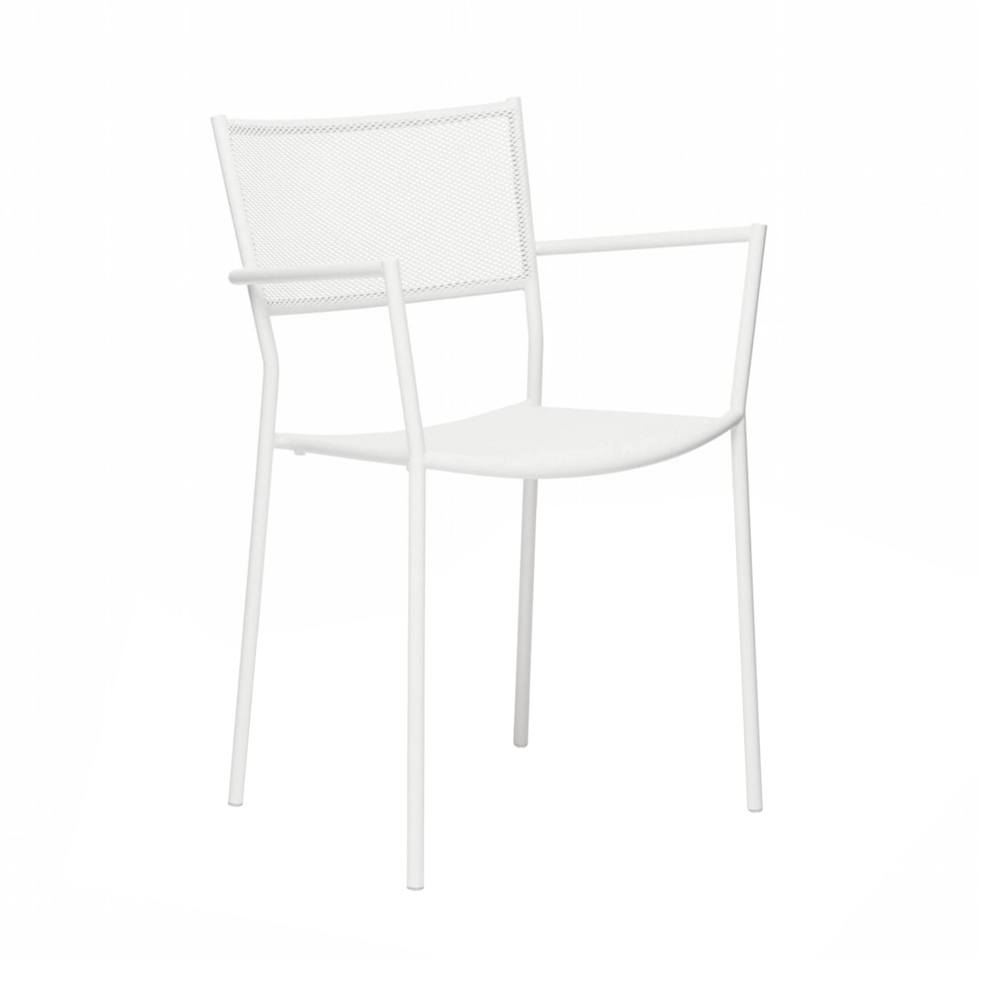 Jig Mesh Armchair: White