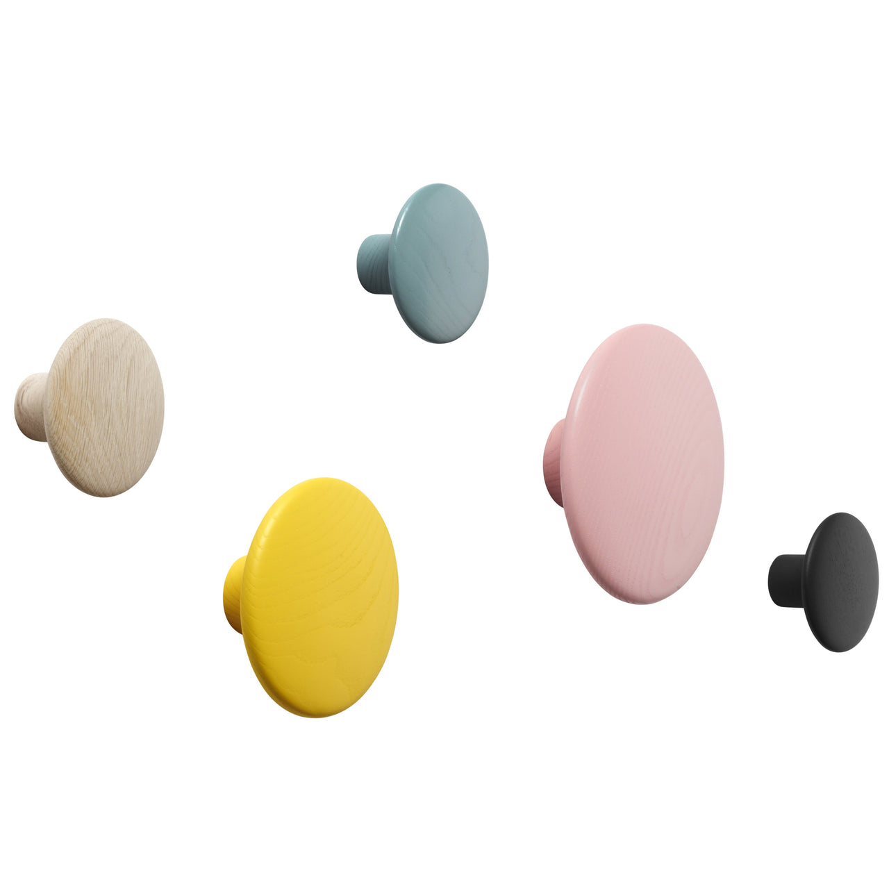 The Dots Wall Hooks: Set of 5