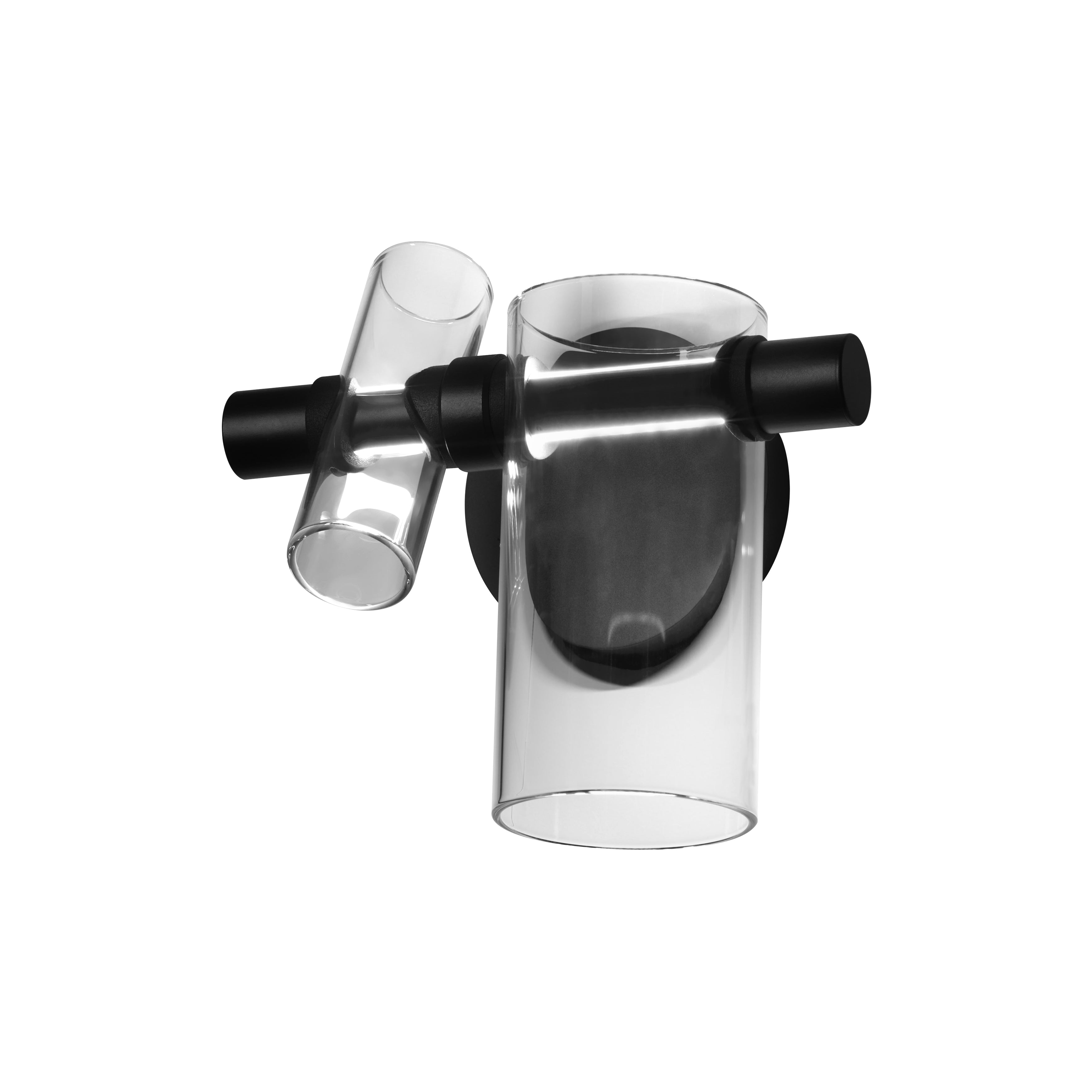 Dancing Glass Wall Lamp: Transparent